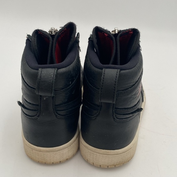 Nike Jordan 1 Retro High Zip Black Gym Red Phantom women 6 leather casual Y2K - Picture 7 of 14